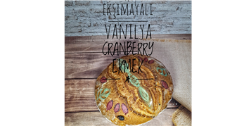 Ekşi Mayalı Vanilya Cranberry Ekmek 950 g